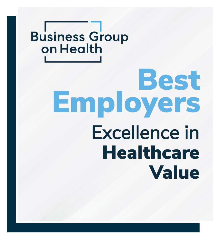 Best Employers Excellence in Healthcare Value badge