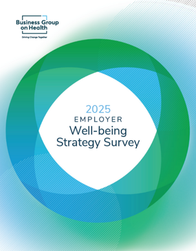 2025 Employer Well-being Strategy Survey report cover