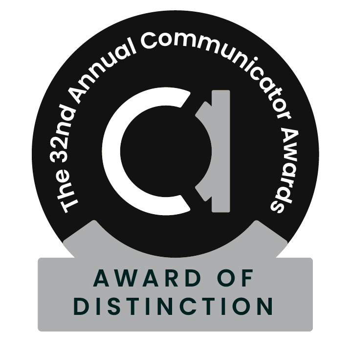 31st Annual Communicator Award of Excellence badge;